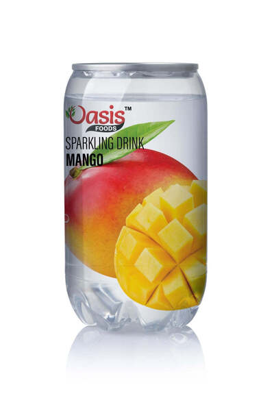 Oasis مشروب مانجو فوار، 350 مل × 24 قطعة