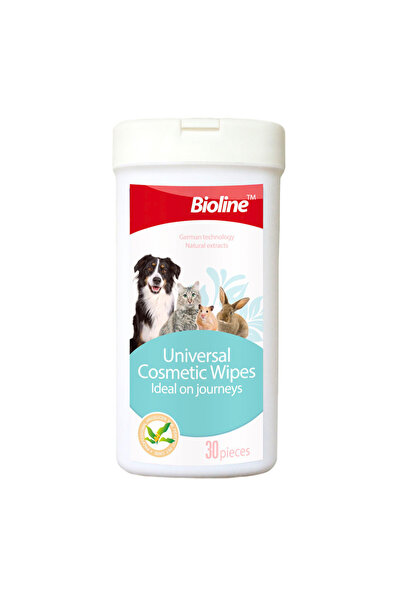 Bioline Universal Cosmetic Wipes 30Pcs[Count - 30, Dimension - 18 x 9.5 4.5cm]