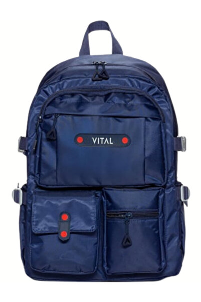 Vital Шкільний рюкзак з відділенням для планшета та ноутбука, з безліччю кише...