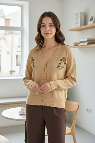 azragül giyim كارديجان نسائي مطرز بالأحجار