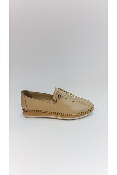 Voyager أحذية نسائية كاجوال من الجلد الطبيعي مع أربطة مطاطية ونعل بولي مريح ل...