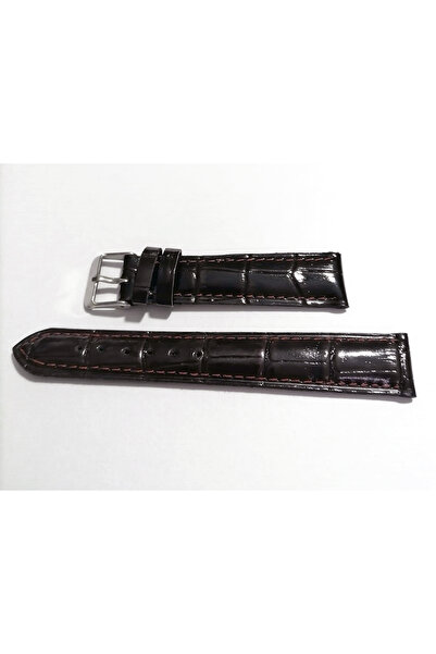 FADO Genuine Leather Watch Band Compatible with Every Watch Dark Coffee Shiny...