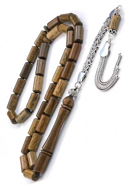 TESBİHCİBABA Kesme Pelesenk Gümüş Tasarım Tesbih