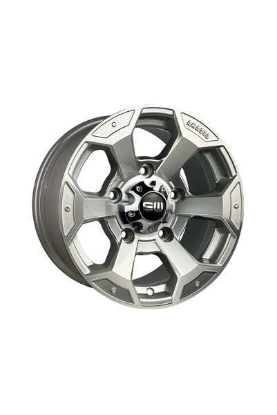 AKD 16 İnç 5x160 Ford Transit Uyumlu ET25 65.1 Crystal Silver Polished Jant T...