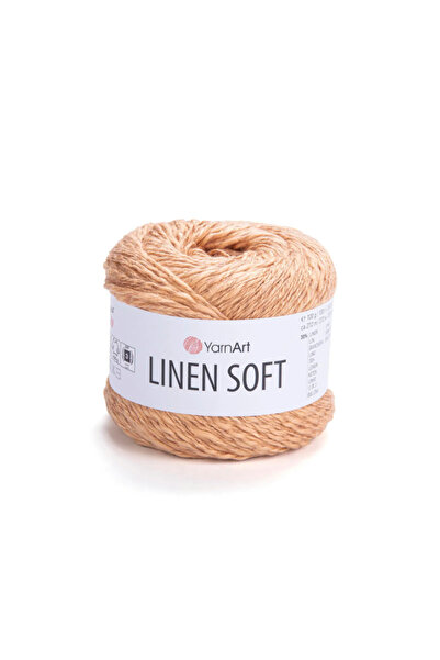 Yarnart Soft Linen 30% Linen 36% Viscose 34% Cotton – 100 g 272 m Knitting Ya...