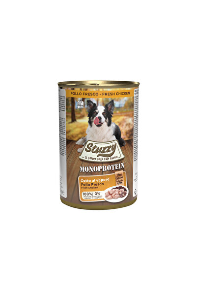 Stuzzy علبة طعام للكلاب أحادية البروتين - دجاج طازج 400 غرام