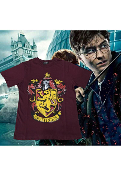 FG KONNİCHİWA تيشيرت هاري بوتر جريفيندور الأصلي المرخص من هاري بوتر جريفيندور