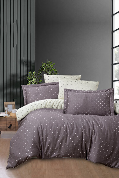 First Choice Point 100% Cotton Satin 200 Tc (80 Thread) Double Duvet Cover Set