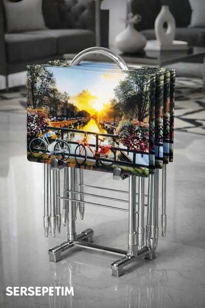 SERSEPETİM BİSİKLET SERİSİ 4'lü Katlanır TEMPER CAM Bisiklet HD Desen Çanta Z...