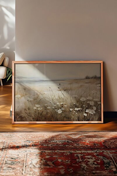 Postifull Vintage Painting, Wooden Framed Poster, Vintage Wall Decor