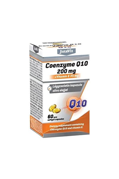 JutaVit Capsule cu coenzima Q10 200 mg si vitamina E 35 mg 60 buc