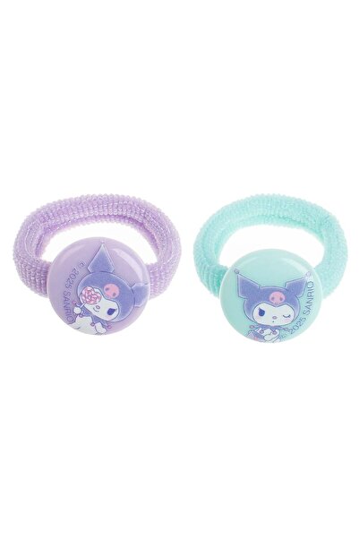 OEM Children's Hair Elastics Terry Lila Vernil with Glitter Round Element Kur...