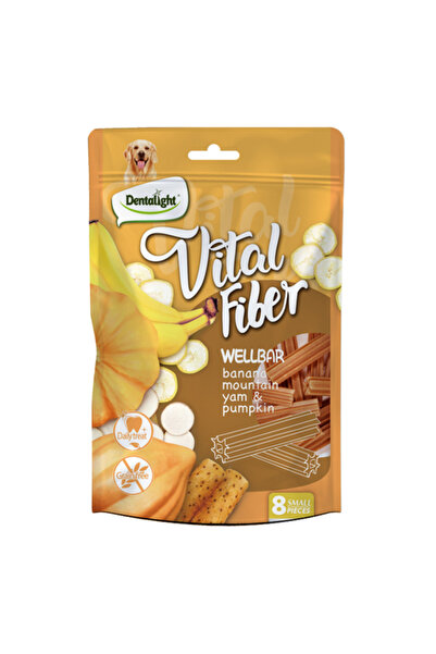 DENTALIGHT ألواح فيتال فايبر ويلبارز 3 بوصة، مكافآت للكلاب - موز، يام جبلي، و...