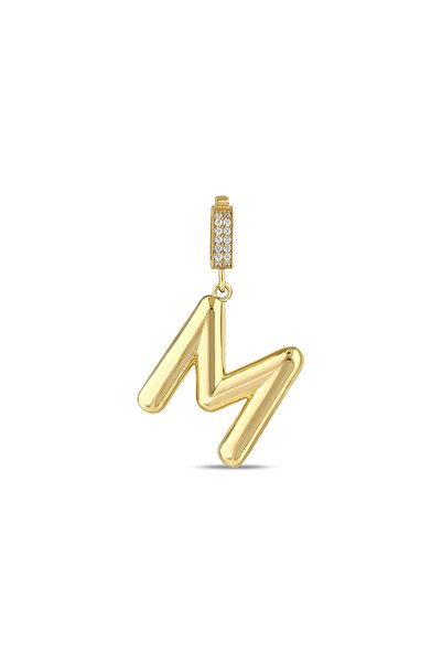 Almod Jewellery ALTIN BALON CHARM M HARFİ