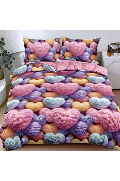 OEM Bed linen with elastic for double bed 2 people, 4 pieces, Finet, DREAM-1506