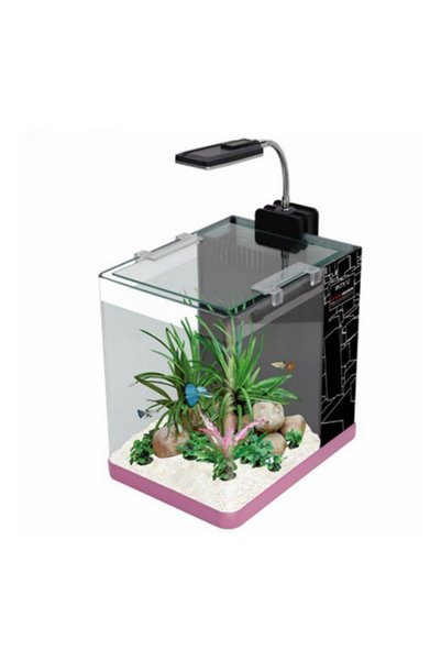 Boyu Arts Led Aquarium-Mixed Colors[Dimension - 35 x 21x 26 cm]
