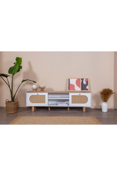 VOW HOME LIVING CALVİN BOHEM HAZERAN TV ÜNİTESİ 180 CM %100 MDF