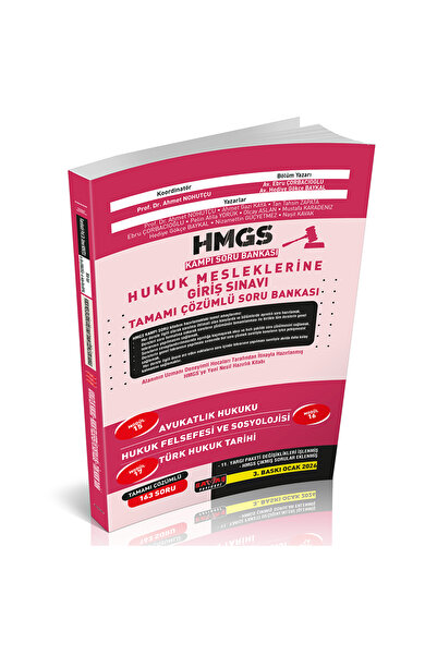 Savaş Yayınevi HMGS Kampı Avukatlık Hukuku, Hukuk Felsefesi Türk Hukuk Tarihi...