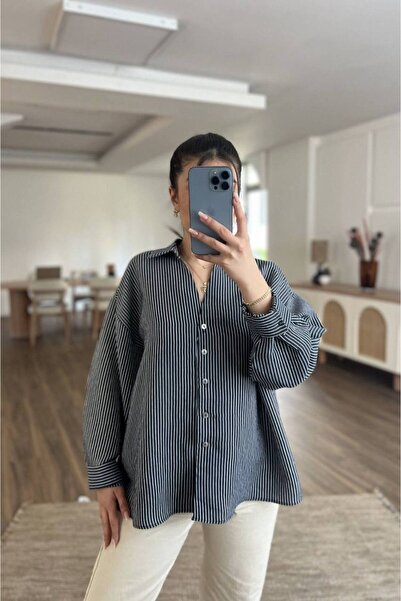 Modalizza Giyim Çizğili gömlek