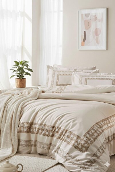 Özdilek Aurea Duvet Cover Set Double - Cream