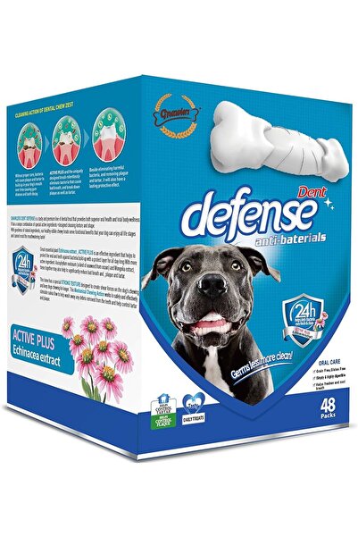 Gnawlers 3" أقراص مضادة للبكتيريا لحماية أسنان الكلاب - 48 قطعة × 15 غرام