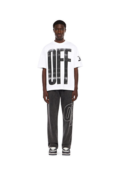 Beymen Collection Off-White™ Büyük Çapraz Kaykay Logolu Tişört