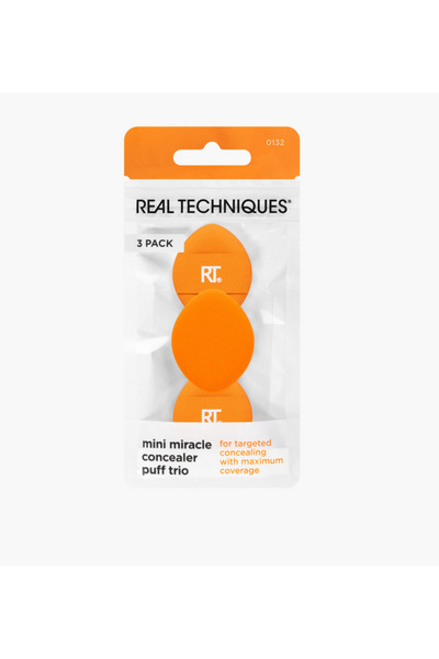 Real Techniques مجموعة من 3 قطع من إسفنجات خافي العيوب الصغيرة المعجزة