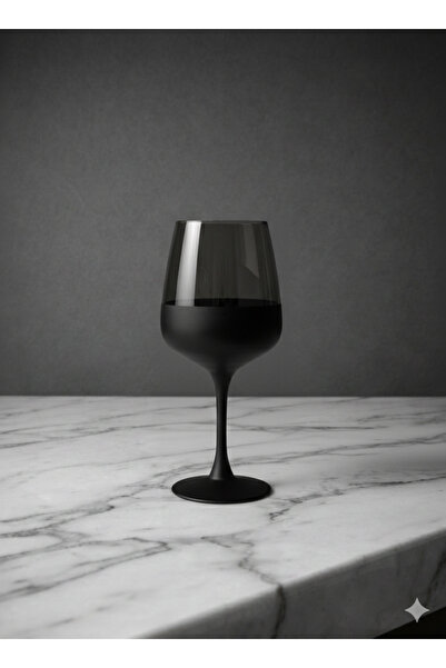 silvia home decor مجموعة من 6 كؤوس سوداء 295 سم مكعب