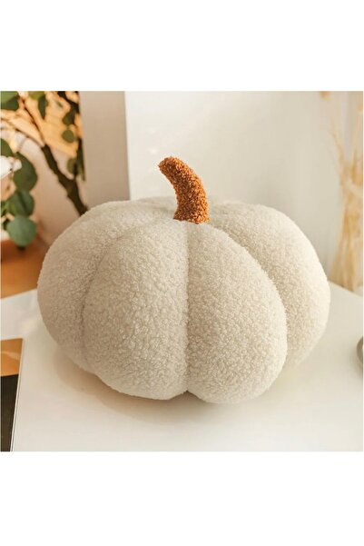 oiphome Λούτρινο κολοκύθι ECRU 30 εκ. ΥΠΕΡΟΧΟ ΧΡΩΜΑ