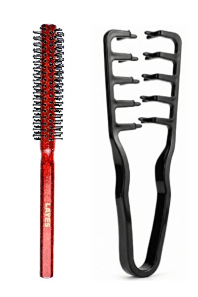 Layes Professional Men's Combing Blow-Dry Brush + Miraculous Styling Comb