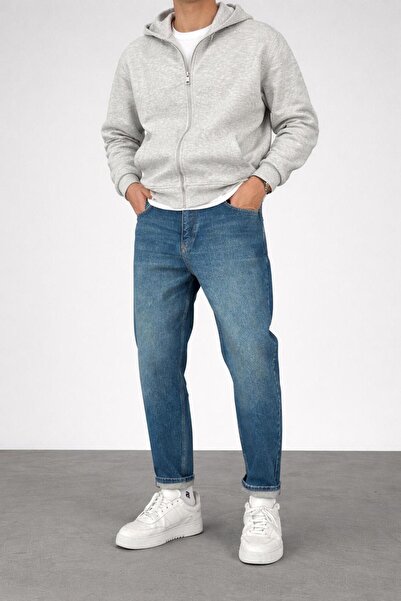 oraystore Men's Casual Fit Boyfriend Jeans