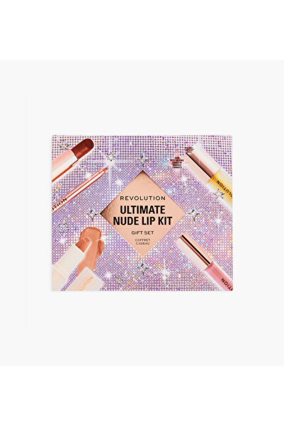 MAKEUP REVOLUTION مجموعة هدايا أحمر الشفاه النيود الفاخرة