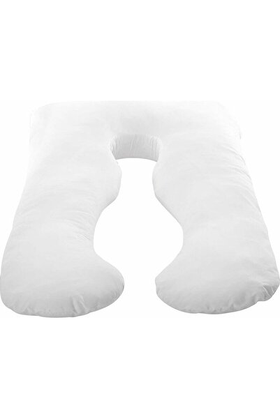 Arabest U Shaped Pregnancy Pillow Cotton White 130X70cm