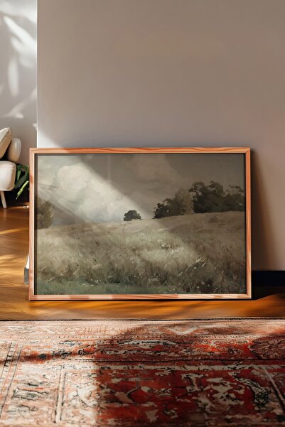 Postifull Tablou vintage, poster cu rama din lemn, decor de perete vintage