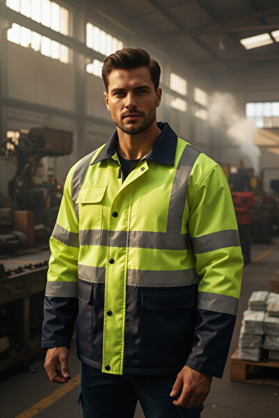 canan erman dolunay iş güvenliği ekipmanları Reflective Work Coat