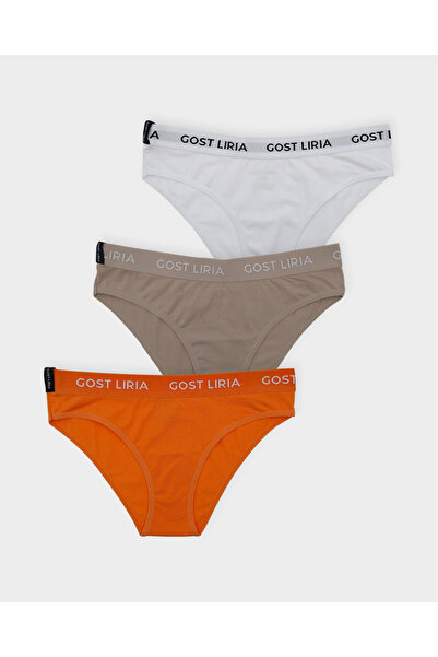 GOST LİRİA Pachet de 3 slipuri pentru femei Soft Trio - Multicolor