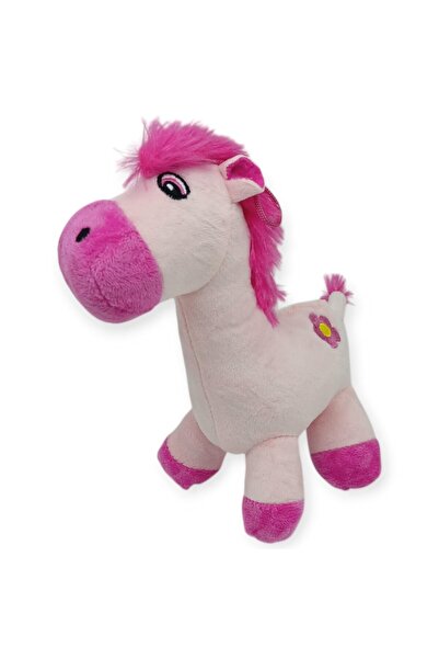 Vardem حيوانات محشوة لطيفة 25 سم - حصان وردي