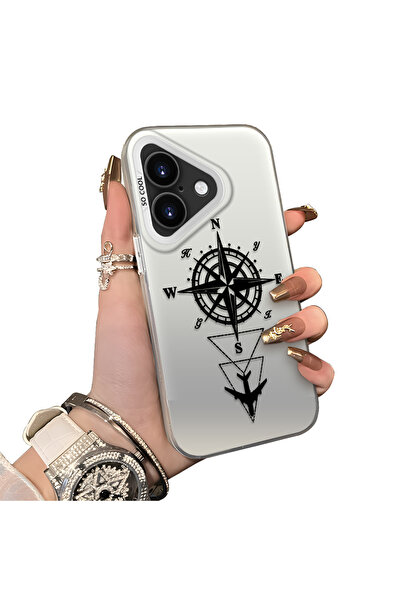 ucuc حافظة حماية للعدسة من السيليكون الصلب الأكريليكي المتوافق مع آيفون 16