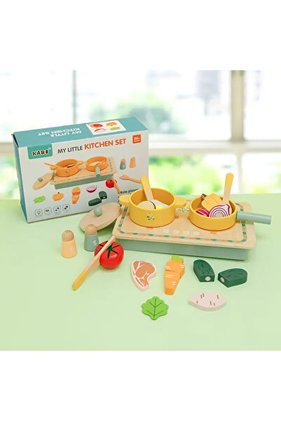 Picodino Plita din lemn cu diverse accesorii