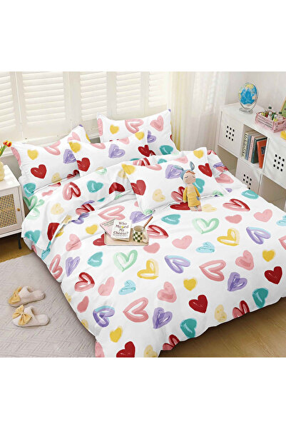 OEM Bed linen with elastic for double bed 2 people, 4 pieces, Finet, DREAM-1529