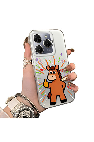 ucuc حافظة حماية من السيليكون الصلب متوافقة مع هاتف Tecno Spark 20 Pro 5G، مص...