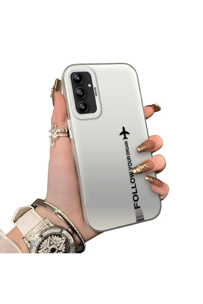 ucuc حافظة حماية لعدسة الهاتف من السيليكون الصلب الأكريليكي الخلفي المتوافق م...