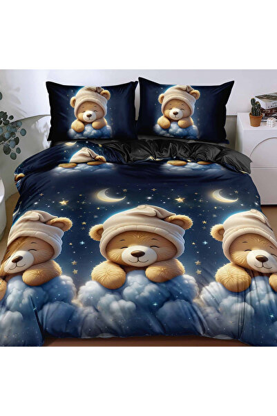 OEM Bed linen with elastic for double bed 2 people, 4 pieces, Finet, DREAM-1502