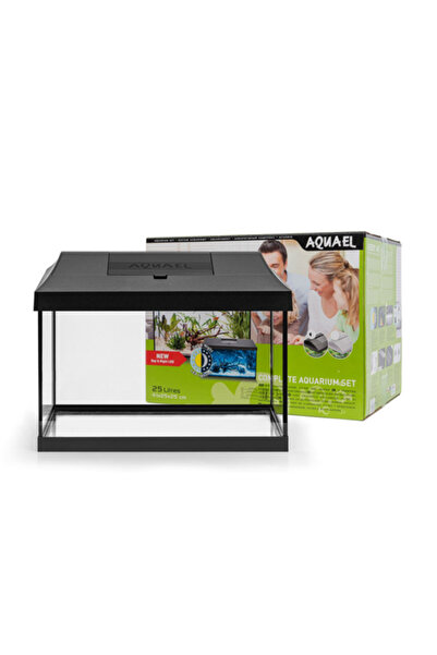Aquael Aquarium Set Leddy Plus Day&night 40-Black-41x25x25cm [25Litre]