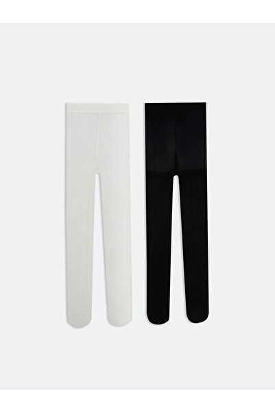 LC Waikiki Patterned Girls' Pantyhose 2-Pack (S6)