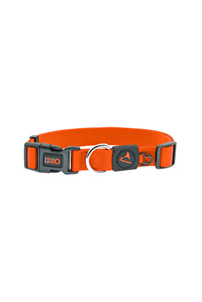 Doco Signature Nylon Collar (DCSN002)[Size - XL, Color - Safety Orange]