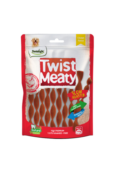 DENTALIGHT وجبة خفيفة من اللحم المحشو 5 بوصات - للكلاب والدجاج 100 غرام