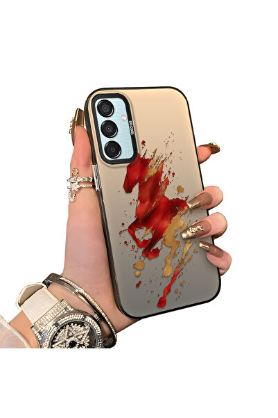 ucuc حافظة حماية من السيليكون الصلب الأكريليكي الخلفي لهاتف سامسونج جالاكسي M...