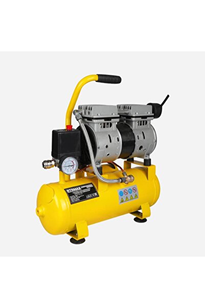 Rtrmax RTM730 Sessiz Hava Kompresörü 9 Lt 0.75 / Hp 0.55 Kw 8 Bar