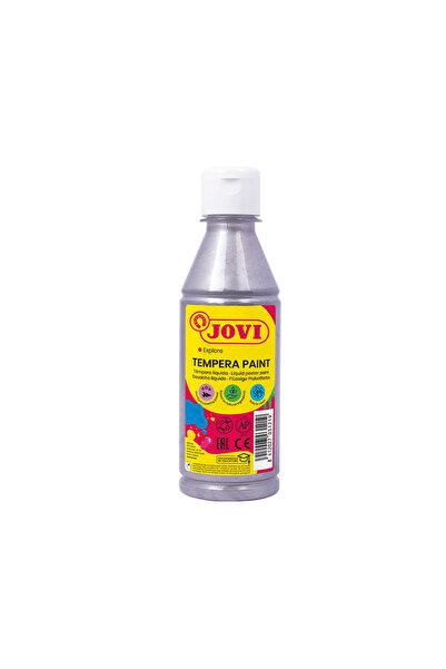 Jovi Tempera lichidă pe bază de apă, 250 ml - Argintiu